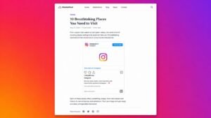 Embed Instagram Photos and Videos on Website